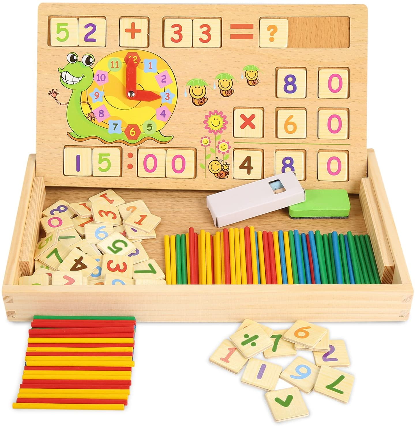 Montessori Math Manipulatives Spelling Games Brazil | Ubuy