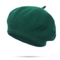 thumbnail image 2 of Multiple Colors Classic Beret Hats for Women Painter hat French Beret Green One Size, 2 of 3