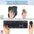 thumbnail image 7 of 35 Keys One-Handed Gaming Keyboard, Wired RGB LED Backlist Gaming Keypad, Portable Mini PC Keyboard USB Wired Gaming Keyboard with Wrist Rest for PC Gamer Xbox PS4, 7 of 7