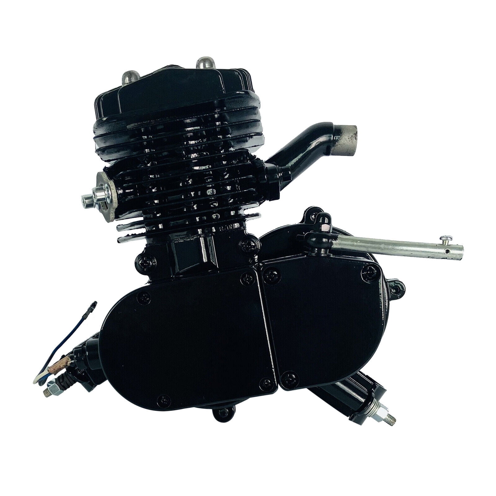 2-Stroke Gasline Engine Motor  80cc for Motorized Bicycle Bike Black 5.5HP