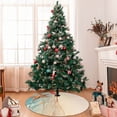 thumbnail image 7 of Lsque Starfish On The Sand Beach Print Christmas Tree Skirt, Tree Skirt with Ties or Velcro, Perfect for Holiday Decorations, Halloween, and New Year-48", 7 of 7