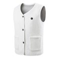 thumbnail image 1 of WDOplteas Chaleco Calefactor Eléctrico Unisex A Prueba Viento para Deportiva Senderismo (blanco XXXL), 1 of 9
