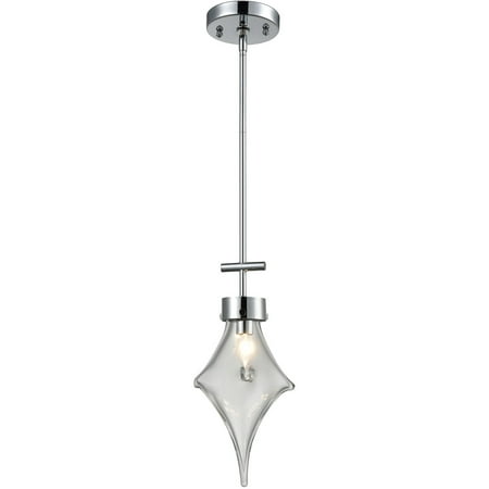 

Pendants 1 Light Fixtures With Chrome Finish Hand Made Glass/Metal Material E12 16 40 Watts