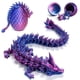 thumbnail image 1 of Zobetro 3D Printed Dragon Eggs with Dragon Inside, Articulated Crystal Dragon in Egg, Executive Dragon Fidget Desk Toys for Gifts, Home Office Decor (Purple), 1 of 5