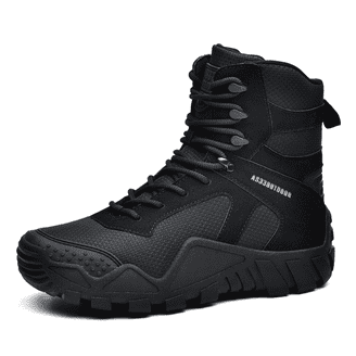 Bear Paw Hiking Boots Men\'s Size 11.5 Black Lace Up Bearpaw Brock Men's Hiking Boots - 1875M - Free Shipping main image 4