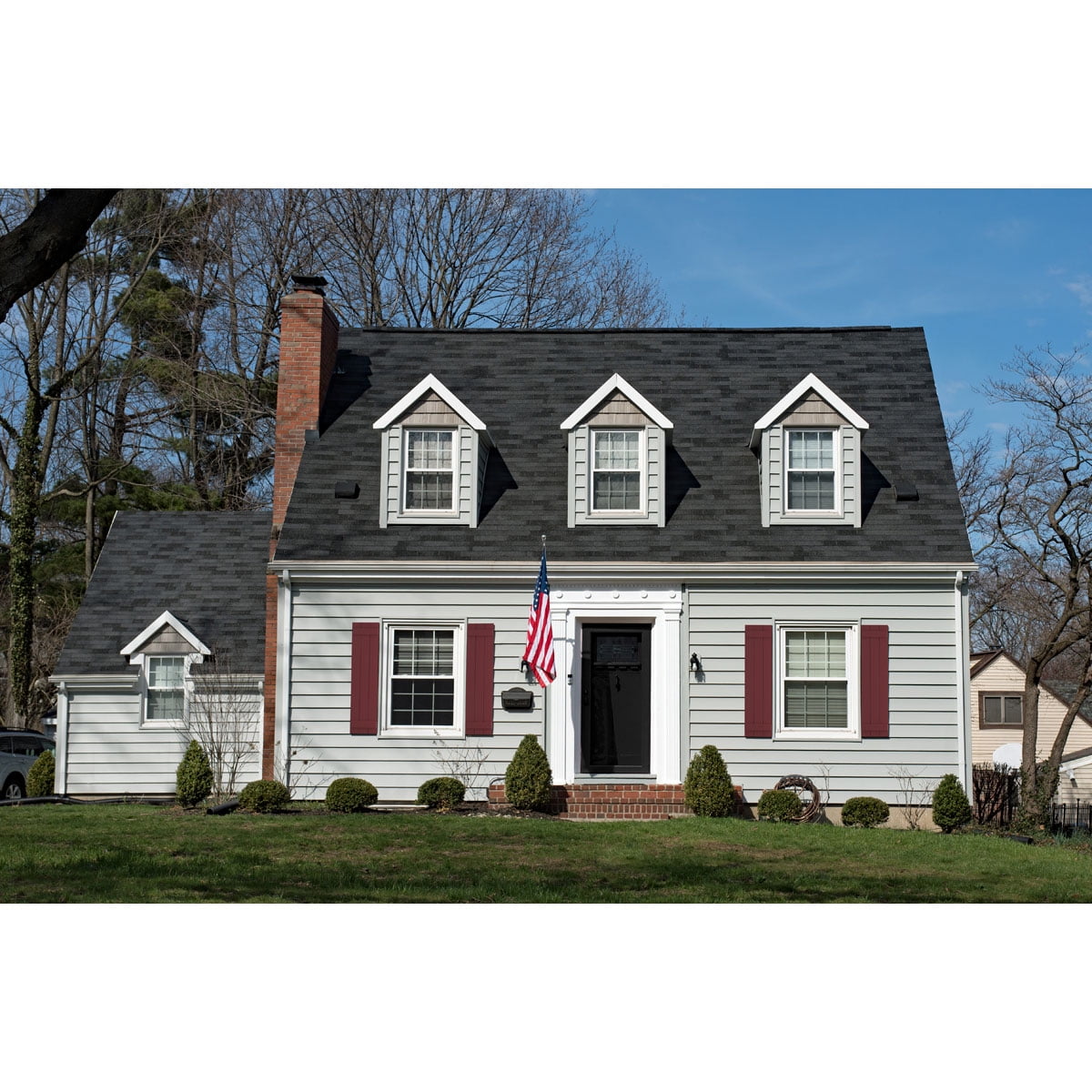 Ekena Millwork 10 3/4"W x 47"H True Fit PVC Two Board Joined Board-n-Batten Shutters, Pepper Red (Per Pair - Hardware Not Included)