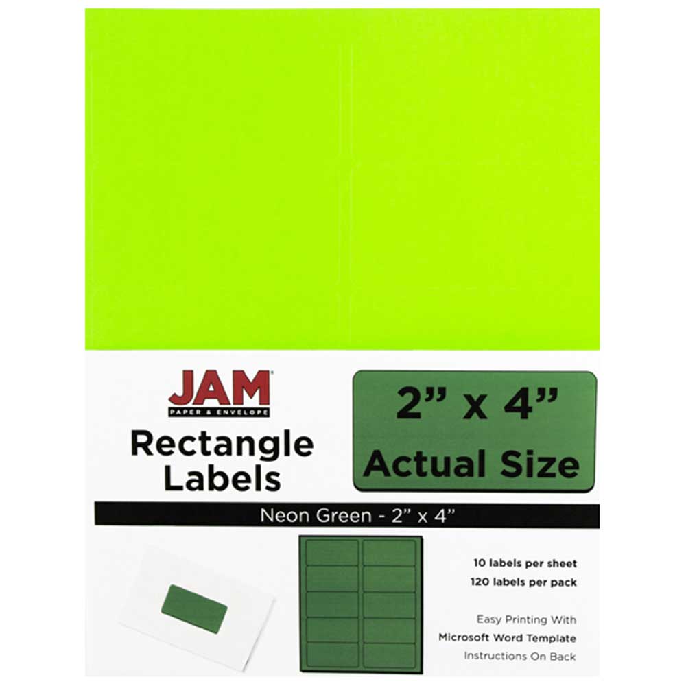 JAM PAPER Shipping Address Labels Standard Mailing Medium 50.8 x