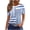 Blue, variant on T-Shirt for Women Casual Short Sleeve Crew Neck,Vertical Striped Print Loose Fit Top,Soft Lightweight Summer Blouse,Classic Basic Tee for Everyday Wear