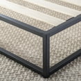 thumbnail image 6 of Mellow Modernista 10" Metal Platform Bed with Wooden Slats, Black, Full, 6 of 7