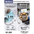 thumbnail image 4 of Cable USB Tipo C Carga Rápida 2 Metros Reforzado 2.4A, 4 of 6