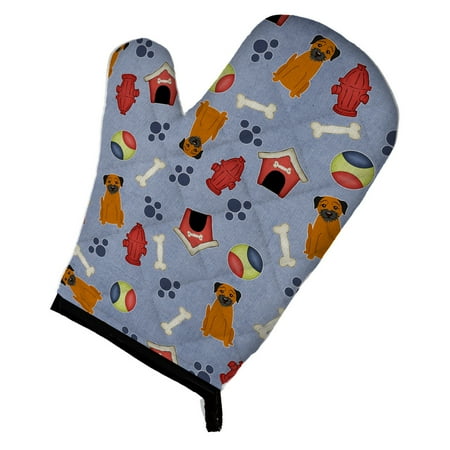 

Carolines Treasures BB2652OVMT Dog House Collection Border Terrier Oven Mitt Large multicolor