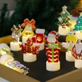 thumbnail image 5 of Muñeco de Papá Noel, decoraciones navideñas LED, decoración para el hogar 2024, muñeco de alce, adornos navideños, regalos de Navidad, feliz año nuevo, 5 of 5
