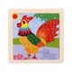 thumbnail image 1 of Nueve~Piezas Rompecabezas De Madera Coche De Animales De Dibujos animados Rompecabezas De Madera Educación Infantil Puzzle Educativo 2~5 Años Juguete De Madera, 1 of 3