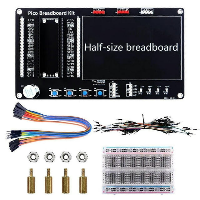Expansion Board Module Kit for PICO W GPIO Expansion Board 4-Channel Relay IO Sensor Debugging Module Kit