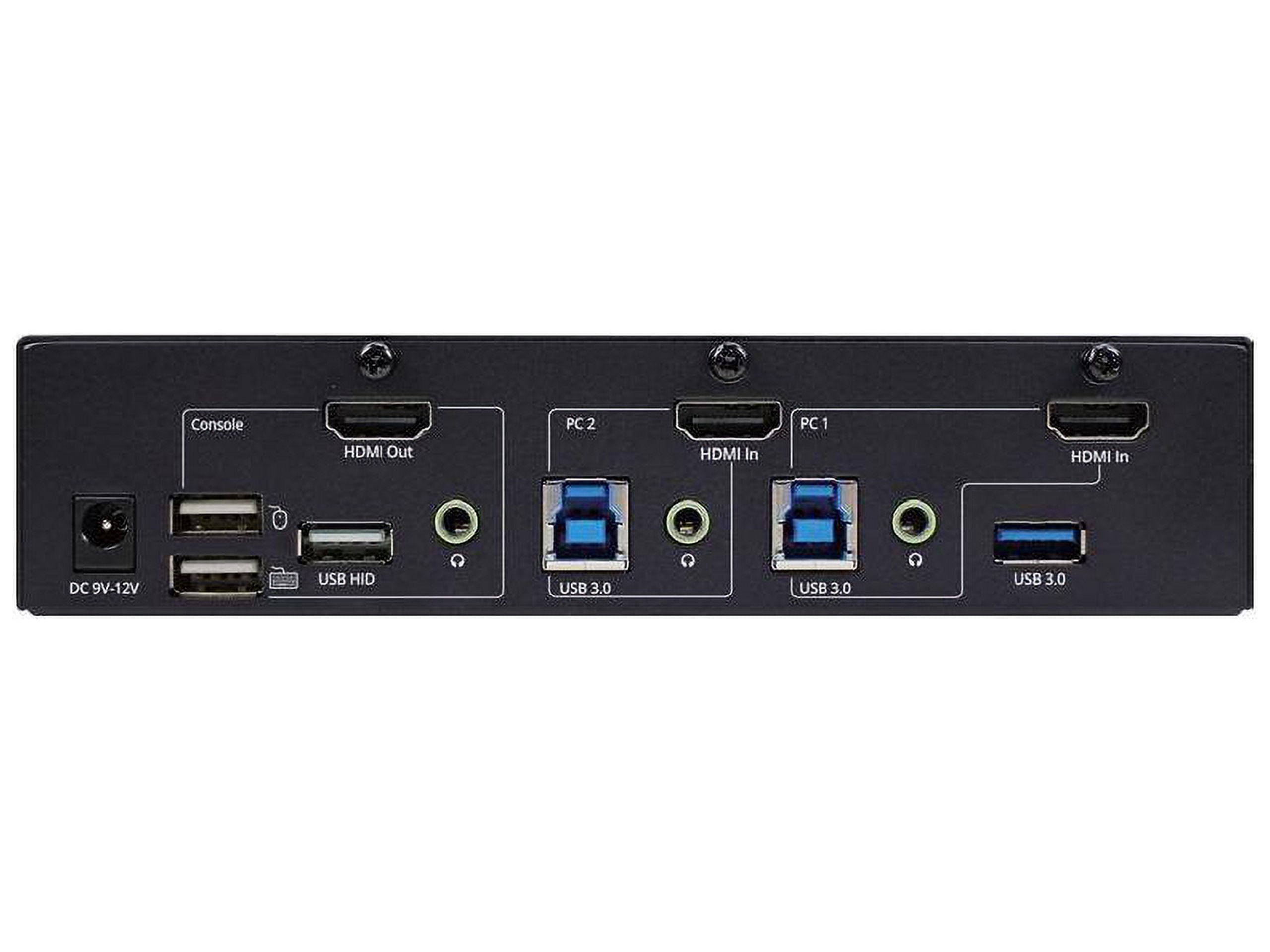 SIIG 2-Port 4K HDMI KVM Switch with PBP Roaming Mouse & PIP CEKV0G11S1