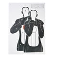 thumbnail image 1 of 17.7*12.6 Inches 10Pc Head Chest Ring Target Paper Training Target Paper 3 Shenzhuyue, 1 of 11
