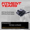 thumbnail image 3 of Master Tailgaters Replacement for Kia Forte Sedan (2017-2018) Rear View Backup Camera OE Part # 95760-A7AA0, 3 of 7