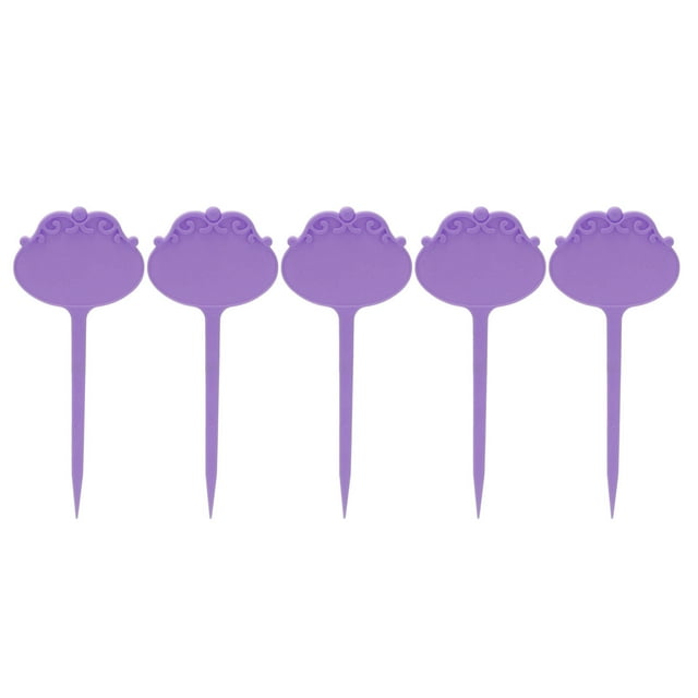 Planting Marker, Plant Label Reusable Waterproof For Outdoor For Flowers Potted For Nursery Yellow,Purple,Blue,Green
