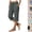 18# Dark Gray, variant on Women's Quick Dry Capri Pants Ice Silk Summer High Waisted Drawstring Active Capris Casual Lightweight Hiking Pants with Pockets,Purple L
