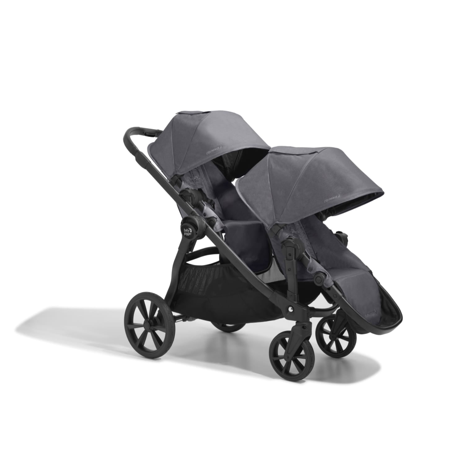 Baby Jogger City Select 2 Single-to-Double Modular Stroller, Flint Sage