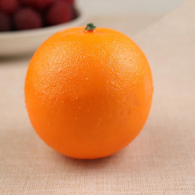 Modelo de fruta de simulación Accesorios de simulación de fruta falsa Naranja, Decoración de restaurante Material didáctico escolar Banban ShuxiuWang 8390613672865