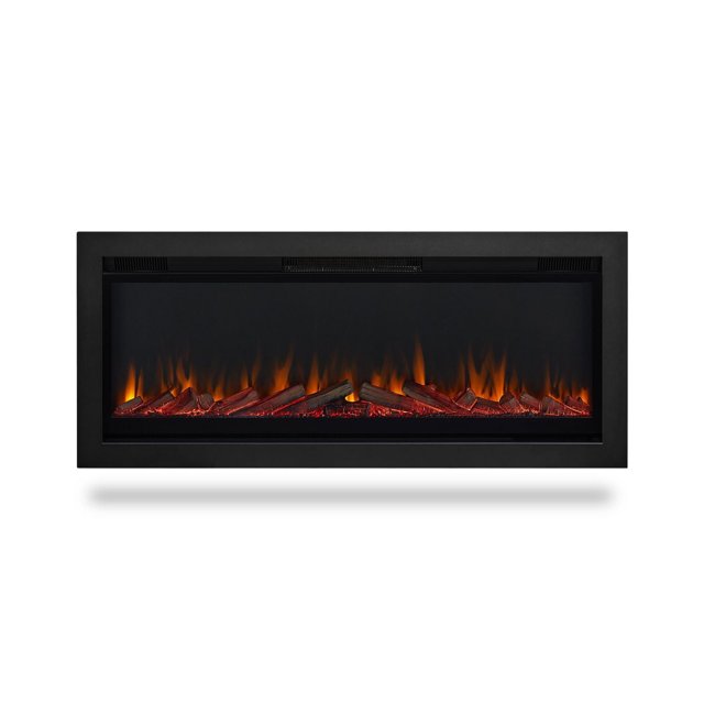 Real Flame Wall-Mount or Recessed Electric Fireplace Insert