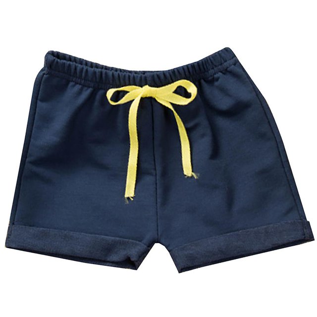 Baby Kids Boys Girls Summer Elastic Waist Shorts Beach Running Drawstring Short Pants