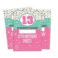 thumbnail image 1 of Darling Souvenir Multicolor Birthday Invitation Card Printable Fill or Write In Blank Invites Party Supplies Pack Of 28 5 x 7 Inches, 1 of 5