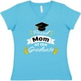 thumbnail image 3 of Inktastic Family Graduation-proud Mom of the Graduate Women's V-Neck T-Shirt, 3 of 5