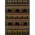 thumbnail image 3 of Oriental Weavers Hudson Area Rug 1066A Black Lodge Novelty 5' 3" x 7' 6" Rectangle, 3 of 5