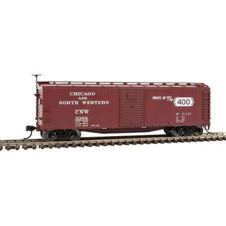 Walthers HO Scale 40' Rebuilt Steel Boxcar Chicago & North Western/CNW #3388