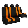 thumbnail image 4 of FH Group Universal Fit Seat Covers for SUV, Sedan, Van , Airbag Compatible, Split Bench Rear Seat - 7 Seaters Orange, 4 of 8