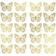 thumbnail image 4 of Gold Butterfly Peel And Stick Wall Decals, 4 of 4