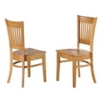 thumbnail image 2 of East West Furniture Vancouver 11" Wood Dining Chairs in Oak (Set of 2), 2 of 2