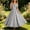 Silver, variant on Girls Off Shoulder Big Bow Maxi Formal Dress A Line Satin Long Gown Kids Wedding Birthday Party Dress White 5-6 Years