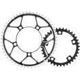 thumbnail image 1 of Soidarity Bielas de bicicleta de montaña de aleación, bielas de ciclo electrochapadas con estilo 110BCD, componentes reemplazables para ciclismo al aire Ciclismo 36T y 52T Soidarity OD021795-08, 1 of 6