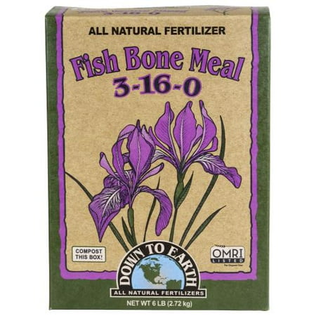 Fish Meals - down to earth fish bone meal - 6 lb