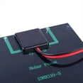 thumbnail image 4 of 2PCS 12V 2W Solar Panels High Folding Solar Panel Charger Rechargeable Battery Solar Panel Charger with Clip Wire,2 x Solar Panels (With Tiger Clip Wire), 4 of 6