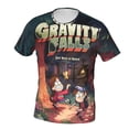 thumbnail image 2 of Gravity Falls Men's Short-Sleeve T-Shirt Summer Casual Tee Top Breathable Crewneck T-Shirt Xx-Large, 2 of 7