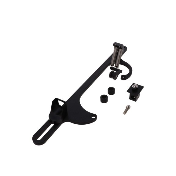 Billet Aluminum Throttle Cable Bracket - Black