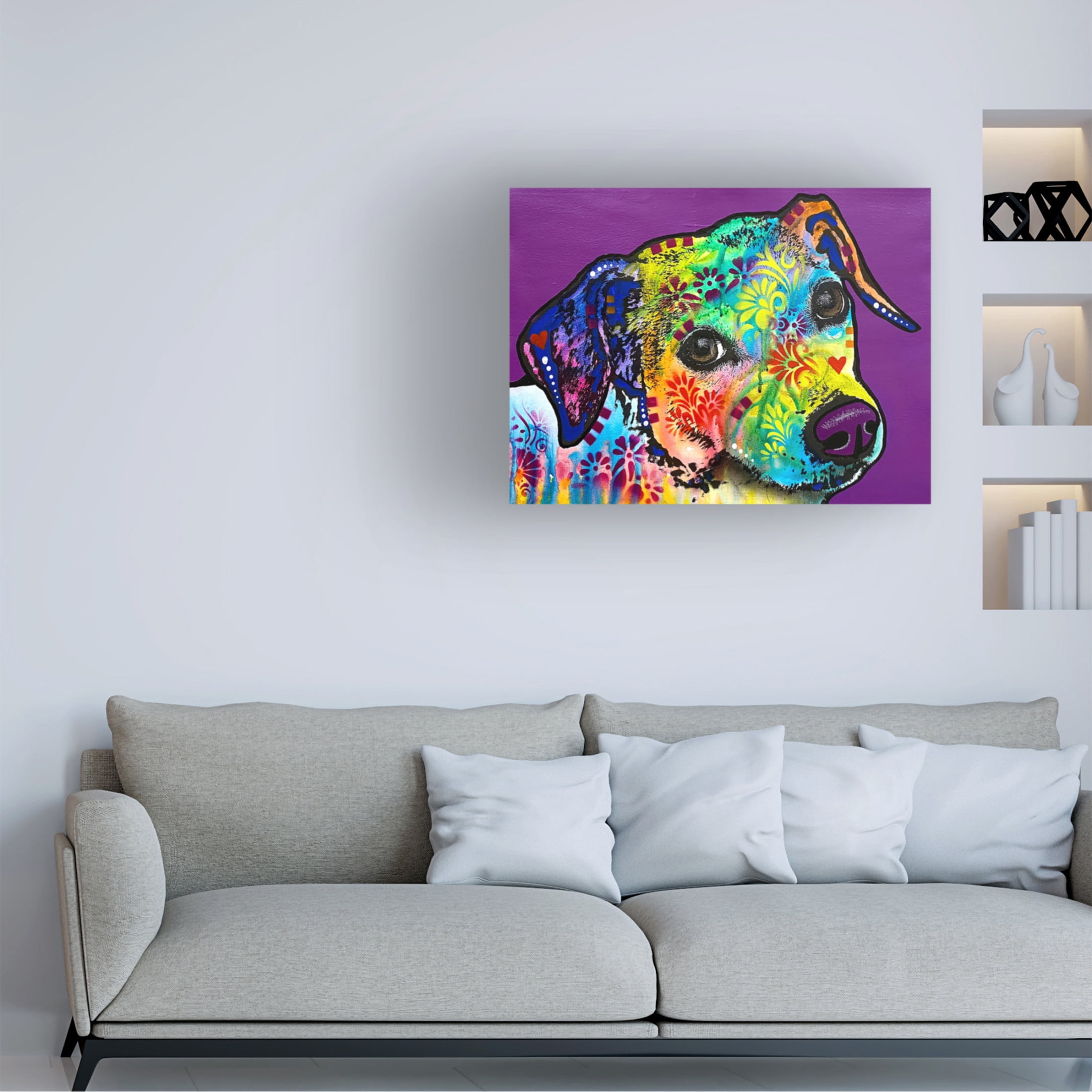 Canvas Wall Art - Dean Russo 'Peanut' Wall Art for Living Room, Bedroom, or Office Décor by Trademark Fine Art - 24 x 18 Inches