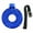 Blue, variant on LHWEN Donut Fashion Sports Water Bottle 500ml Leak Proof Donut Shape with Adjustable Strap Food Grade Reusable for Fitness Gym Yoga Outdoor Activities Blue Green Black Wide Opening Fast Flow