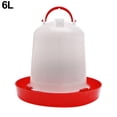 thumbnail image 2 of Flmtop 1Pc Chicken Feeder Drinker Poultry Chick Hen Quail Bantam Food Water Kettle, 2 of 9