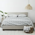 thumbnail image 4 of Linen Market 4 Piece Sheet Set Patterned, Full, Blossom Light Blue, 4 of 5
