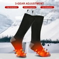 thumbnail image 2 of Productos de invierno Par de calcetines de calefacción eléctrica Montar al aire libre Deportes de es Meterk  Sin batería/Gris, 2 of 7