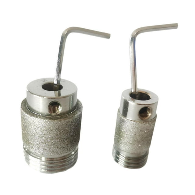 2x brocas para molinillo de vidrio, brocas para vidrieras, muela, vidrio para moler más rápido, cobre, herramientas para vidrieras de alta resistencia