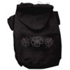 Pet, Dog Cat Hoodie Rhinestone, "Tropical Flower"