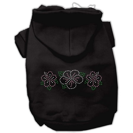 Pet, Dog Cat Hoodie Rhinestone, "Tropical Flower"