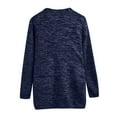thumbnail image 4 of UTTOASFAY Men'S Long Sleeve Knit Pocket Cardigan Windbreaker Sweater Navy 8(L), 4 of 4