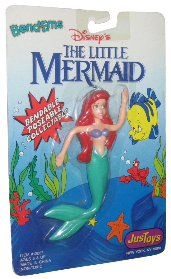 Disney The Little Mermaid Ariel Vintage Toy (1991) Bendems Justoys